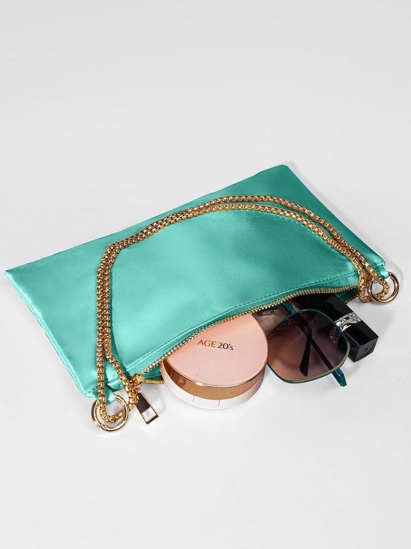 oscaurt Women's Evening Handbag Satin Shoulder Bag Purse for Prom Engagement Cocktail Party Wedding - Image 5